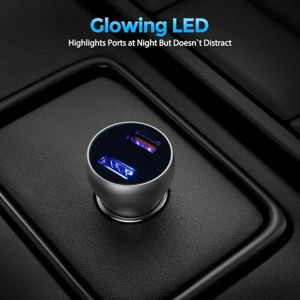Fast USB Car Charger Quick Charge 3.0 30W 5.4A Fast Charging Adapter